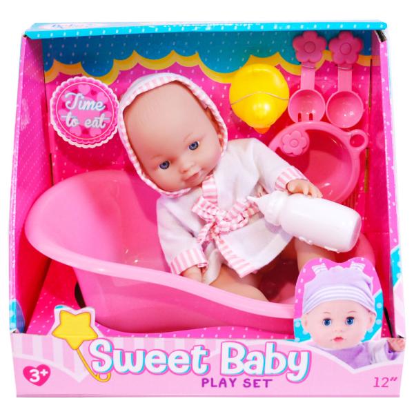 Baby Adore Docka med Badkar
