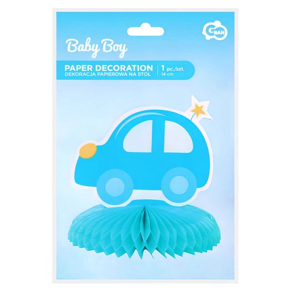 Baby Boy Bordsdekoration Bil