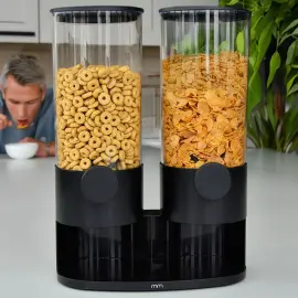 Flingdispenser Dubbel Svart