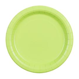 Pappersassietter Limegr&ouml;n 18 cm 6-pack