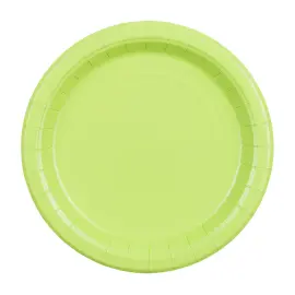 Pappersassietter Limegr&ouml;n 18 cm 6-pack
