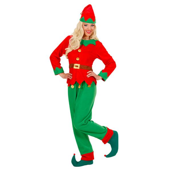 Santas Little Helper Elf Dräkt Dam