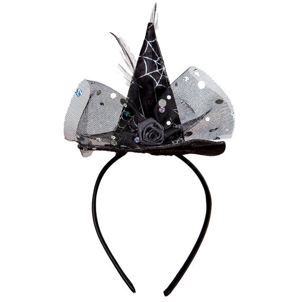 Diadem Häxhatt med Spets