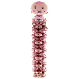 Baby Girl Ballongpelare