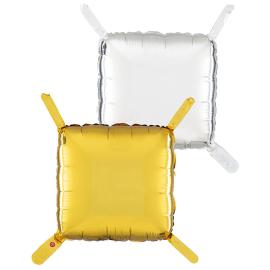 Kuddballonger Guld/Silver 4-pack