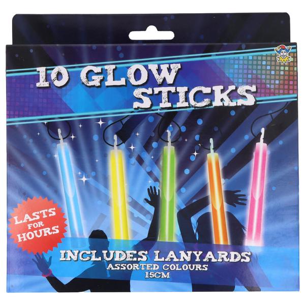Glowsticks Lysstavar Färgmix 10-pack