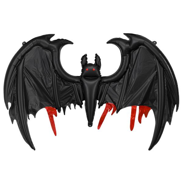Folieballong Fladdermus Svart