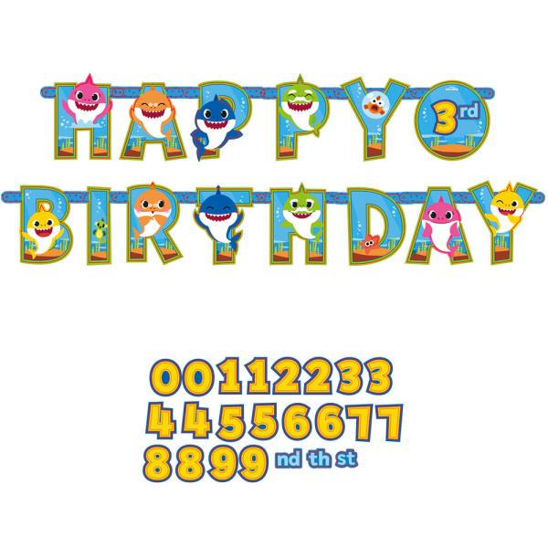 Baby Shark Happy Birthday Jumbo Girlang