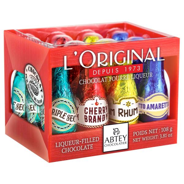 Spritfyllda Chokladflaskor