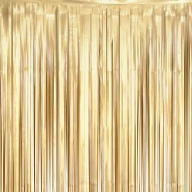 Dörrdraperi Matt Ljusguld