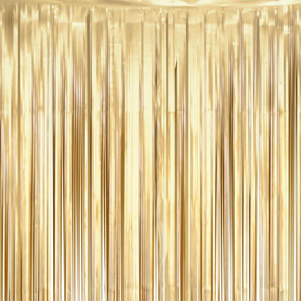 Dörrdraperi Matt Ljusguld