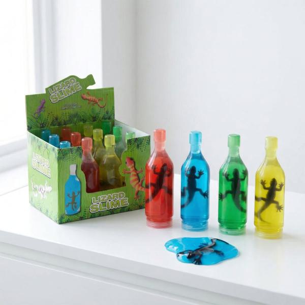 Flaska med Slime & Ödla 100 g