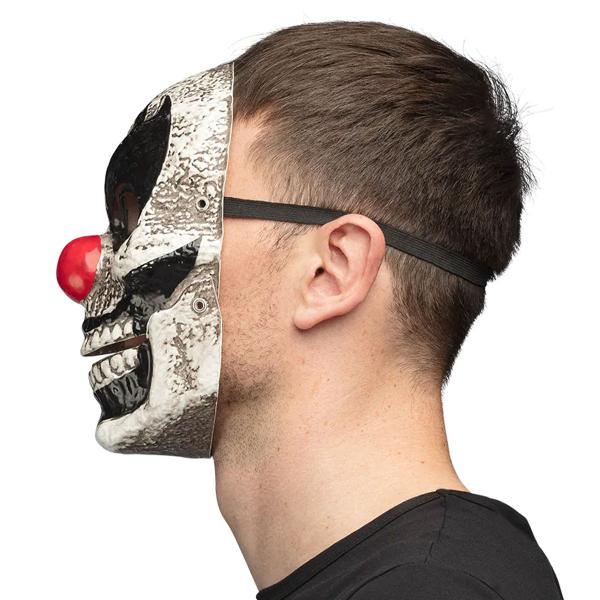 Läskig Clownmask med Rörlig Käke