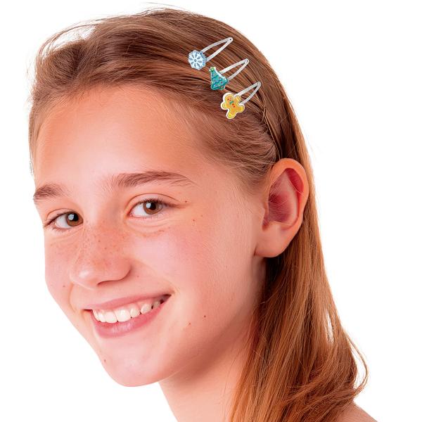 Hårspännen med Julmotiv 6-pack