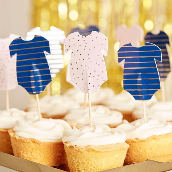 Baby Shower Cupcake Dekoration