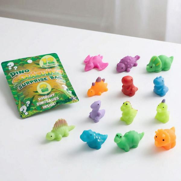 Squishy Dinosaurier Samlarleksaker 2-pack