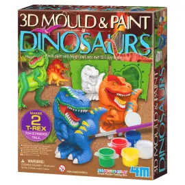 Gjuta och Måla Dinosaurie Pyssel Set