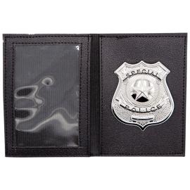 Plånbok med Polisbricka