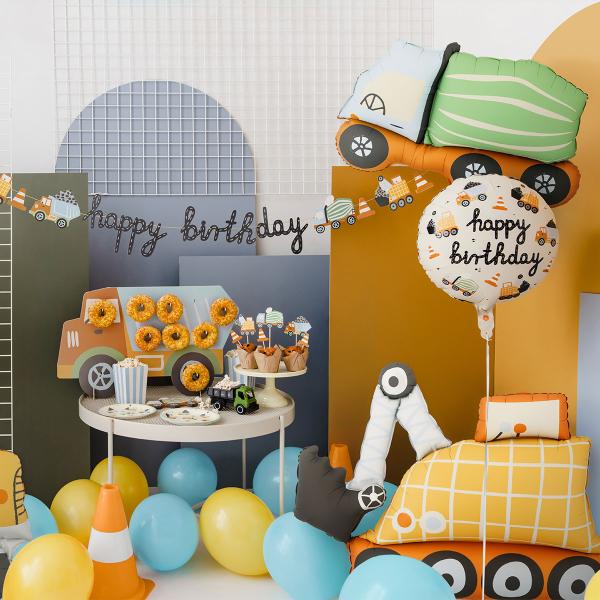 Folieballong Betongblandare 81 x 48 cm