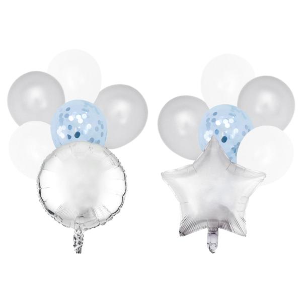 Happy New Year Ballongkit Silver