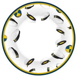 Papperstallrikar Studentmössor 8-pack