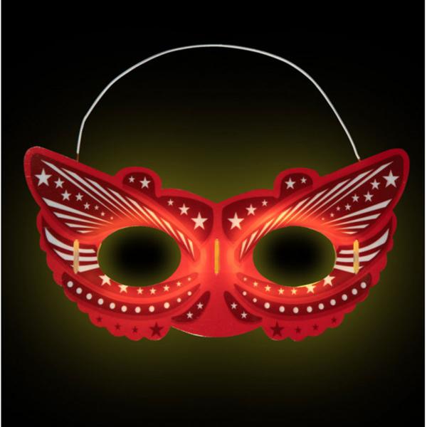 Glow Mask Fjäril Barn