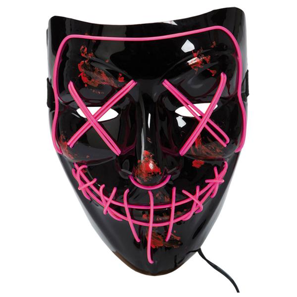 El Wire Purge LED Mask Rosa