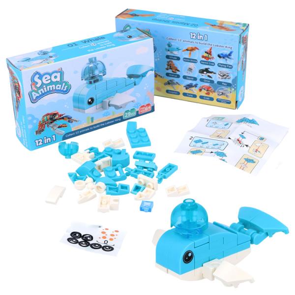 3D-Byggsats Set Havsdjur