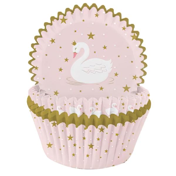 Muffinsformar Stylish Swan Party
