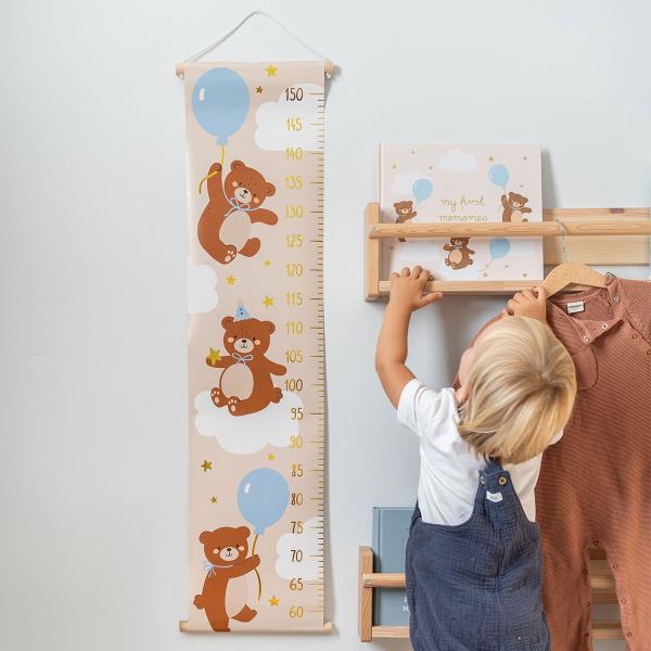 Längmätare för Vägg Teddybjörn