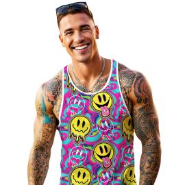T-shirt Psykedelisk Smiley