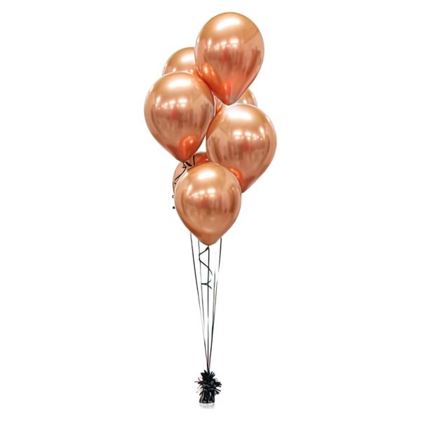 Latexballonger Chrome Koppar Platinum