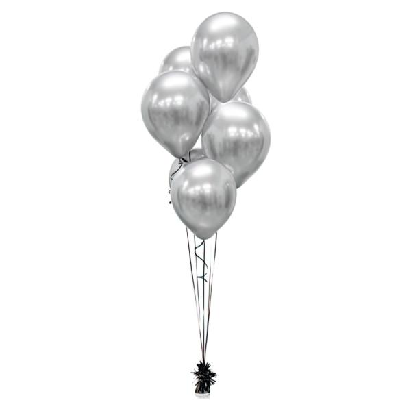Latexballonger Chrome Silver Platinum