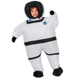 Uppbl&aring;sbar Astronaut Maskeraddr&auml;kt Barn