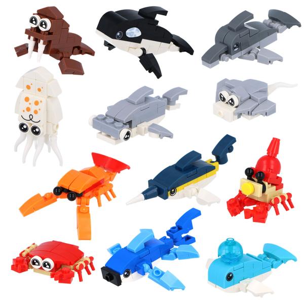 3D-Byggsats Set Havsdjur