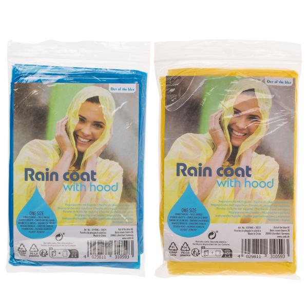 Regnponcho med Huva