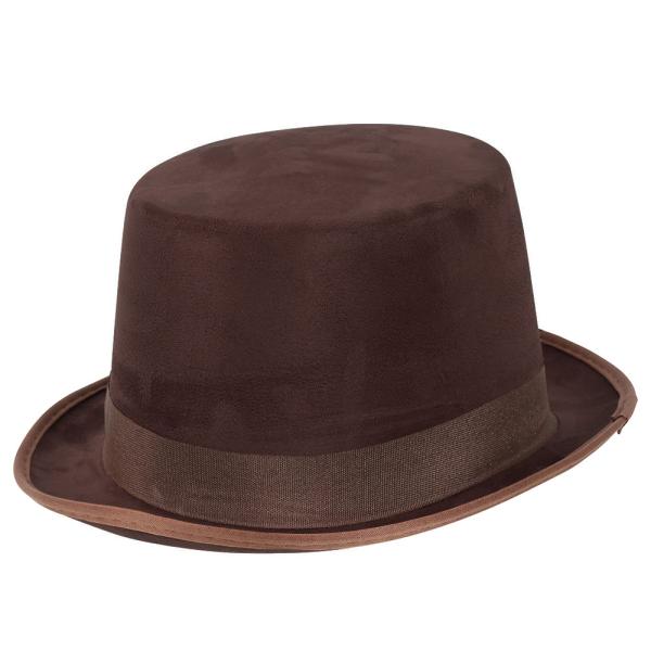 Hög Hatt Mörkbrun