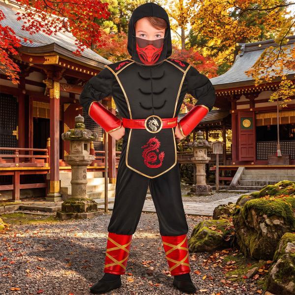 Maskeraddräkt Ninja Barn