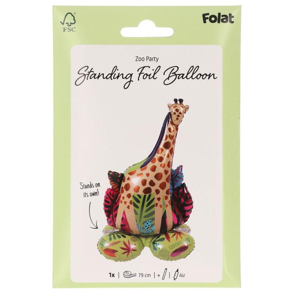 Stående Folieballong Giraff