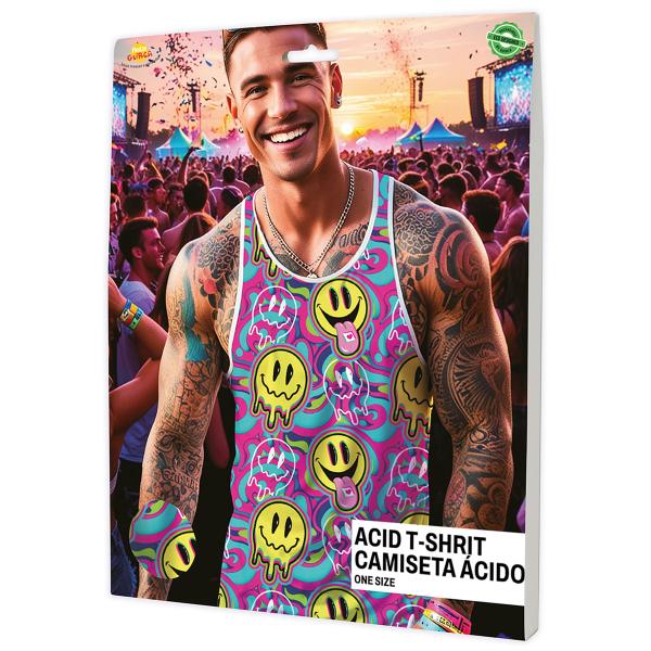 T-shirt Psykedelisk Smiley