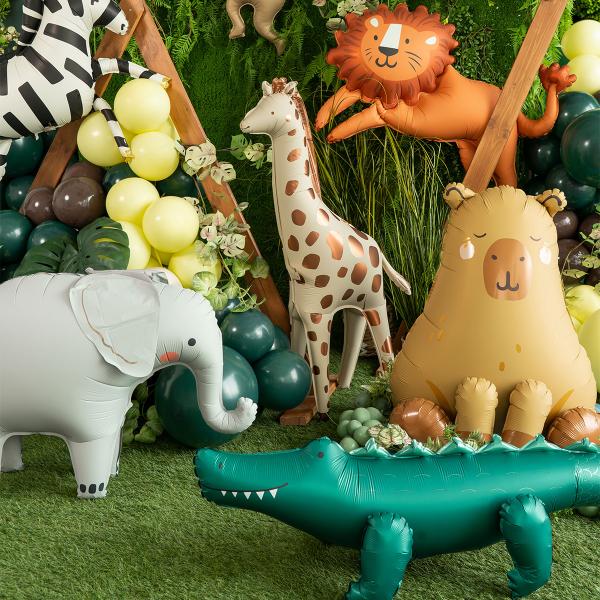 Folieballong Elefant Stående 91 x 61 cm