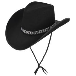 Cowboyhatt Vilda V&auml;stern Svart