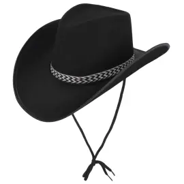 Cowboyhatt Vilda V&auml;stern Svart