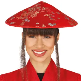 Japansk Hatt Röd