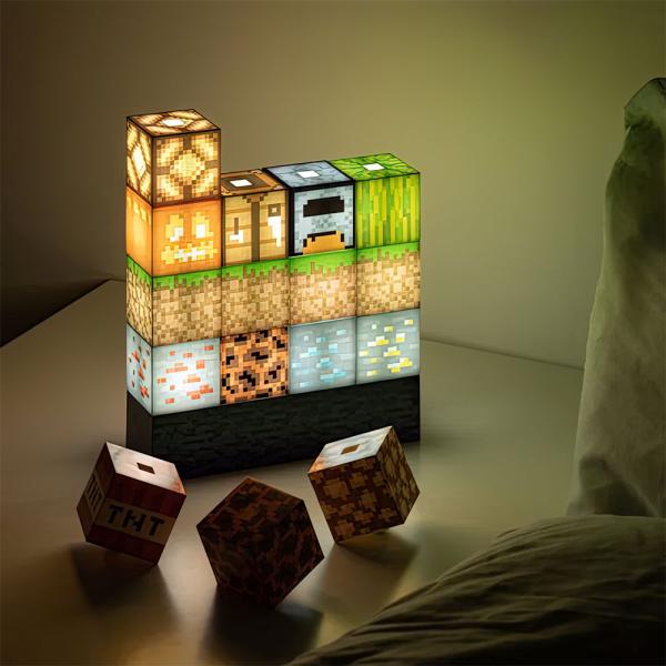Minecraft Block Lampa Creeper