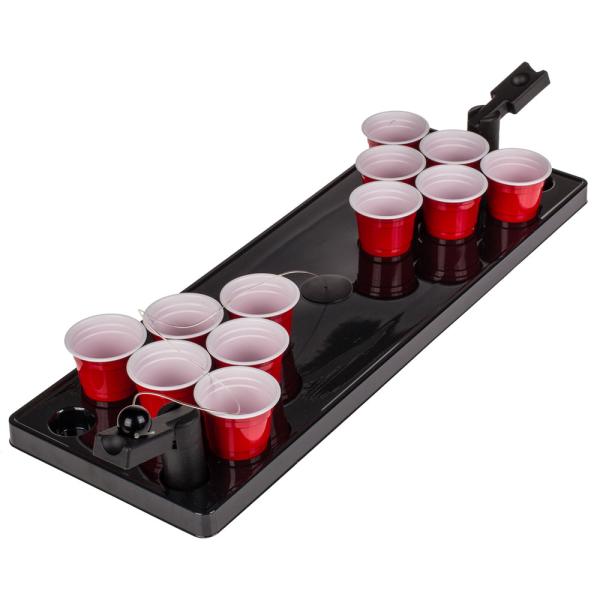 Mini Beer Pong med Spelbord