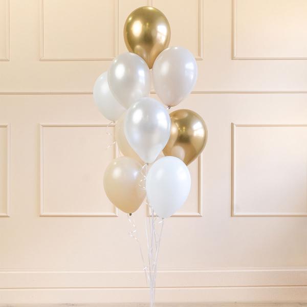 Ljusa Latexballonger Mix 10-pack