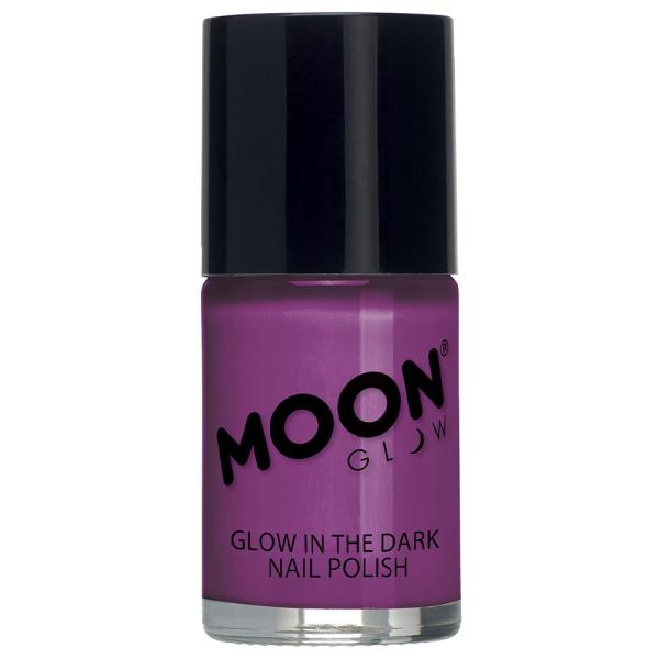 Moon Glow Självlysande Nagellack Lila