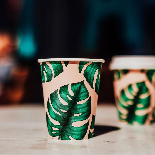 Pappersmuggar Monstera 23 cl 25-pack
