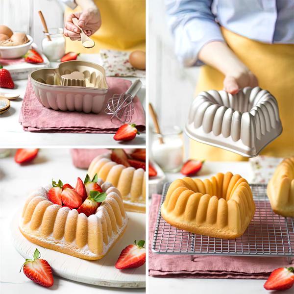 Hjärtformad Mini Bakform